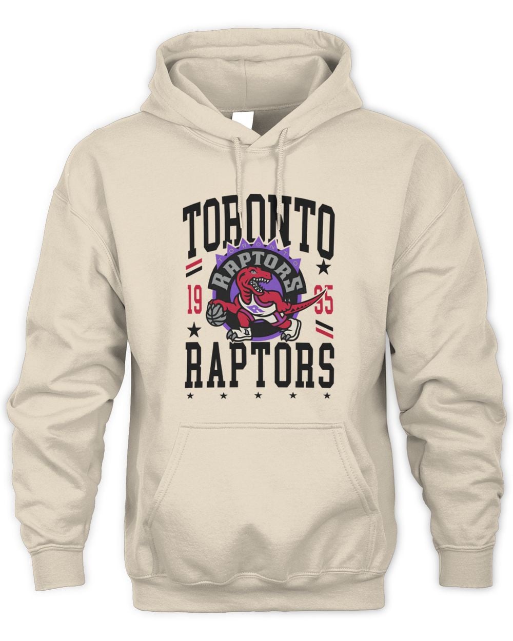 Toronto Raptors 1995-2007 Hardwood Classics Chrome White Hoodie Sweatshirt