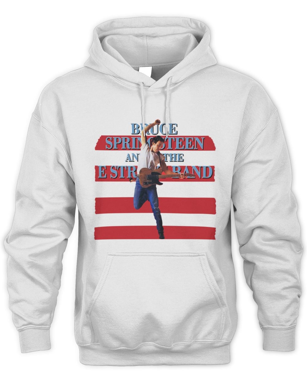 Bruce Springsteen Retro Born In The U.S.A. Tour Hoodie Sweatshirt