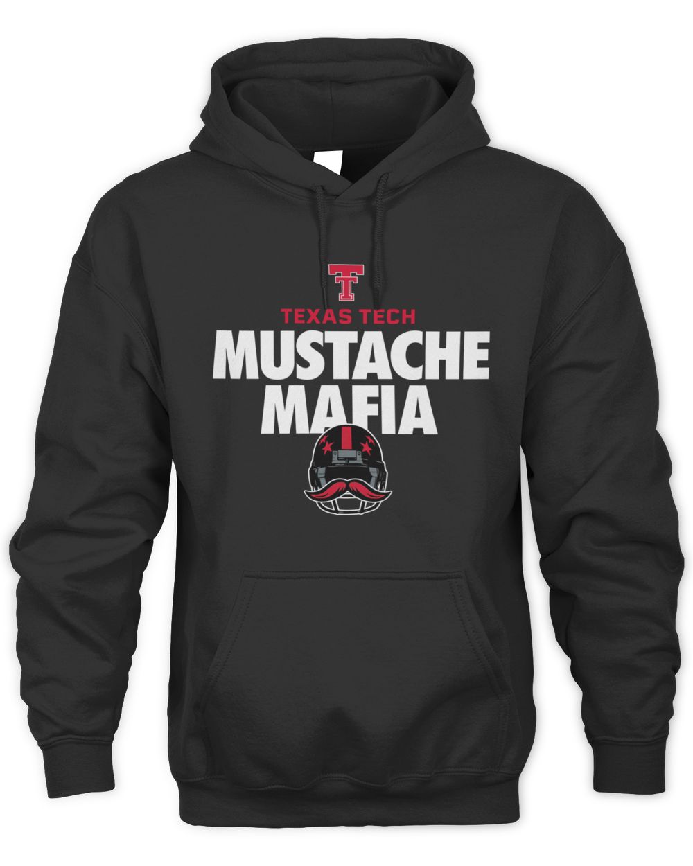 Texas Tech "Mustache Mafia" Black Hoodie