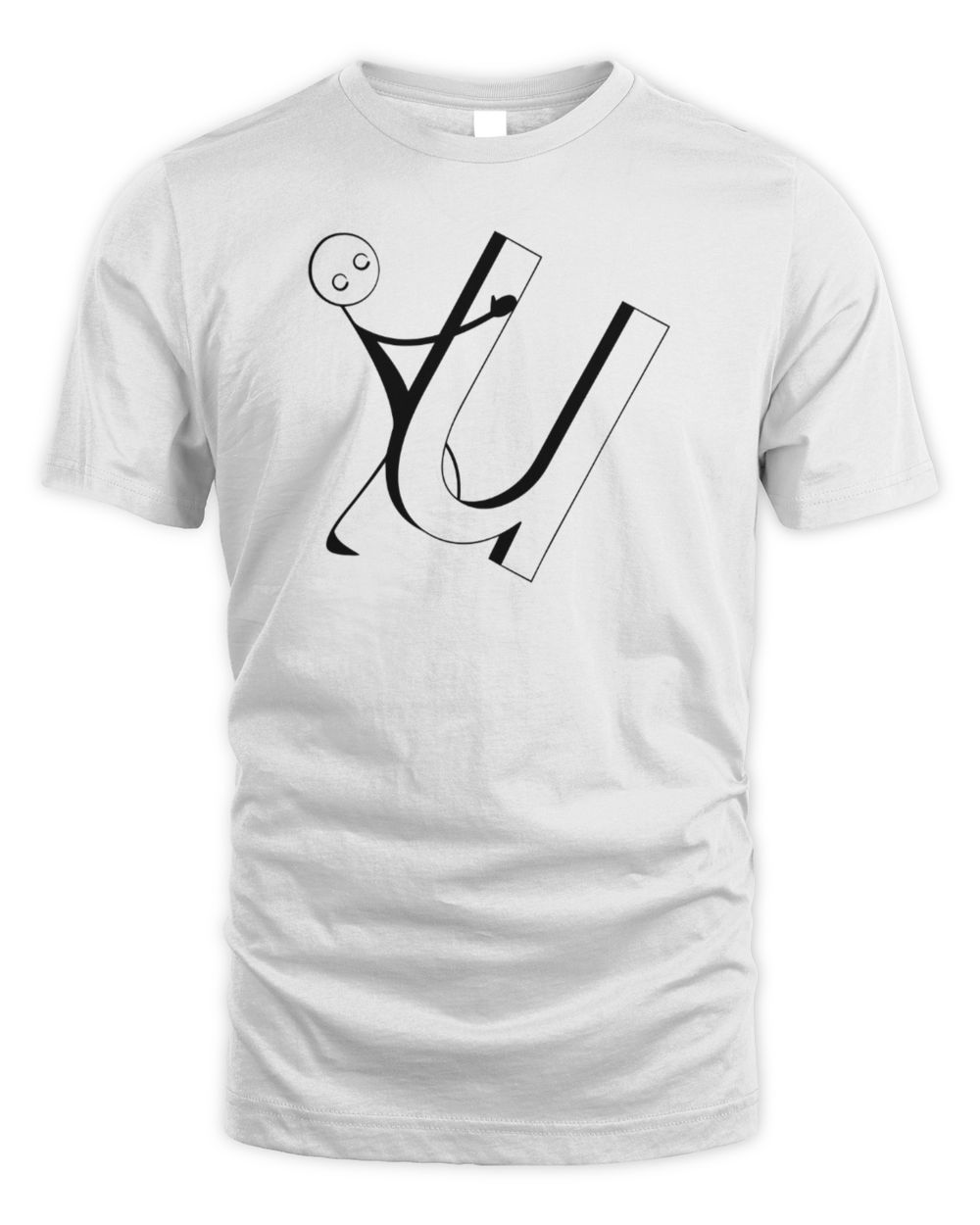 Rude Stickman T-Shirt White