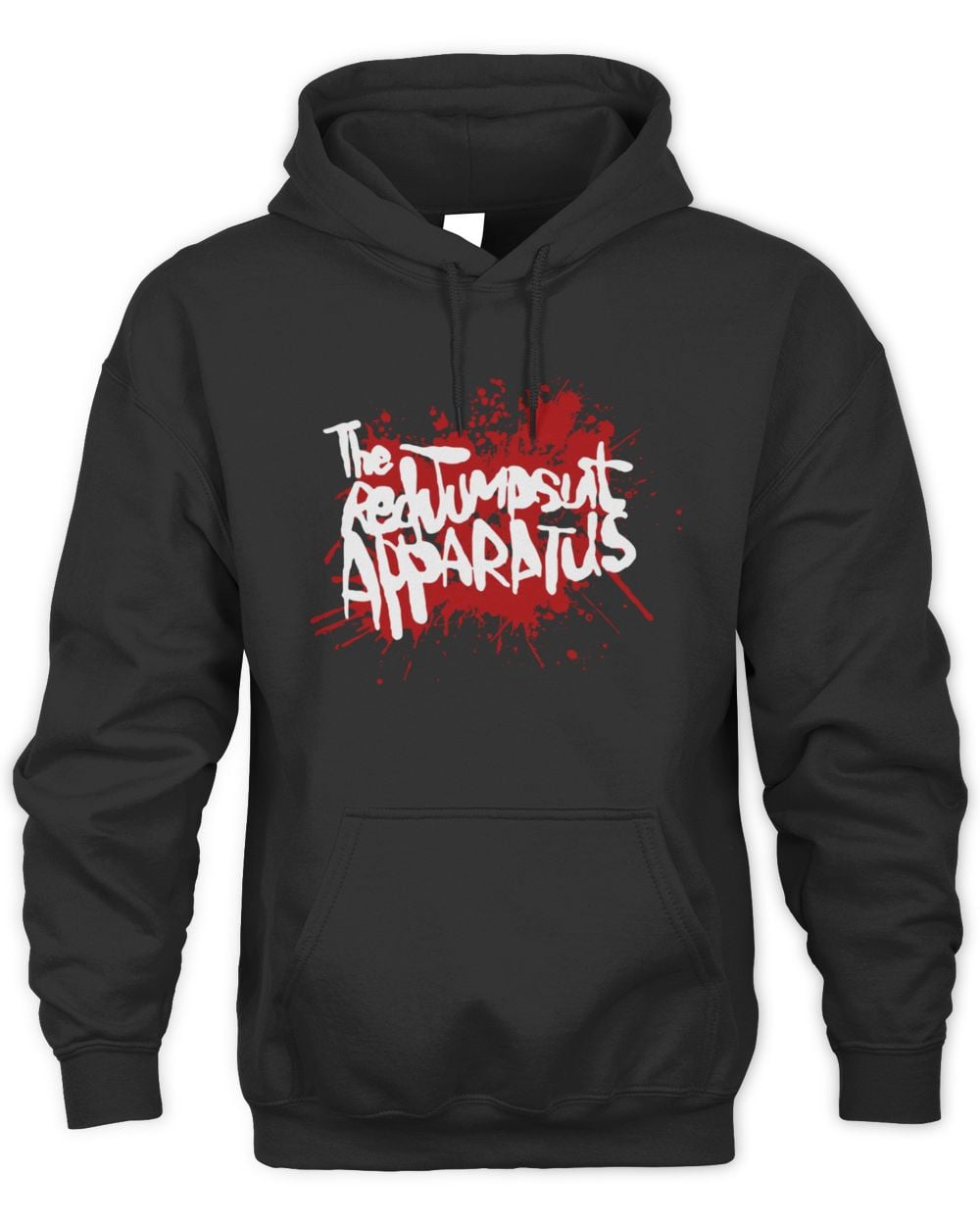 RJA Merch Splatter Logo Black Hoodie