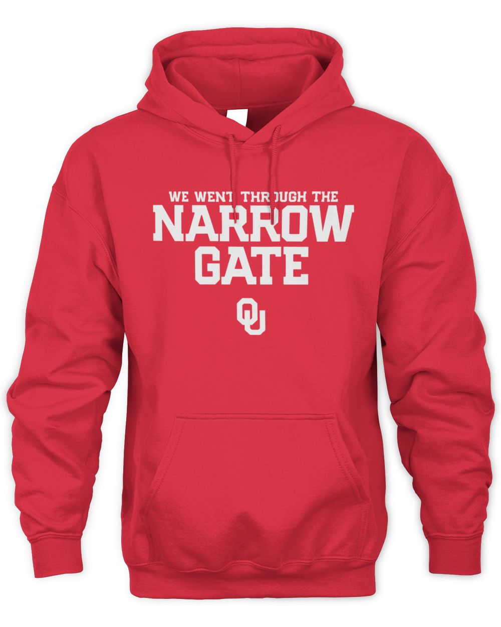 Oklahoma Sooners Football The Narrow Gate Red Hoodie