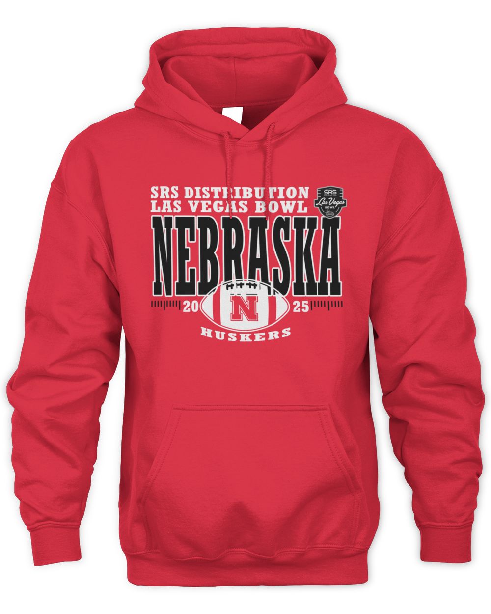 Nebraska Cornhuskers Red Blue 84 2025 Las Vegas Hoodie Sweatshirt