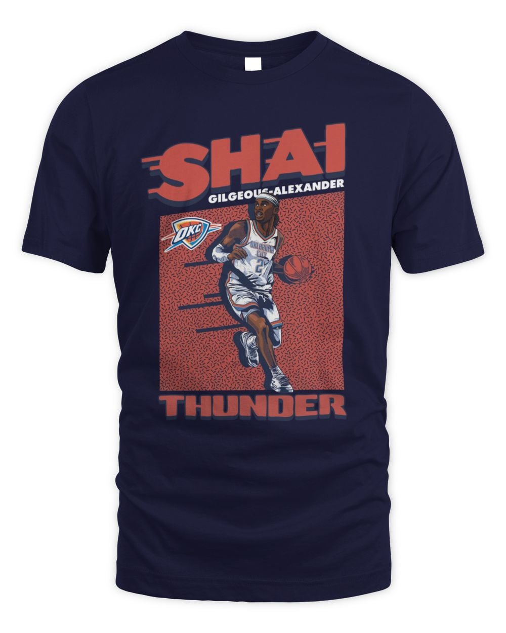 Oklahoma City Thunder Shai Gilgeous-Alexander Action T-Shirt