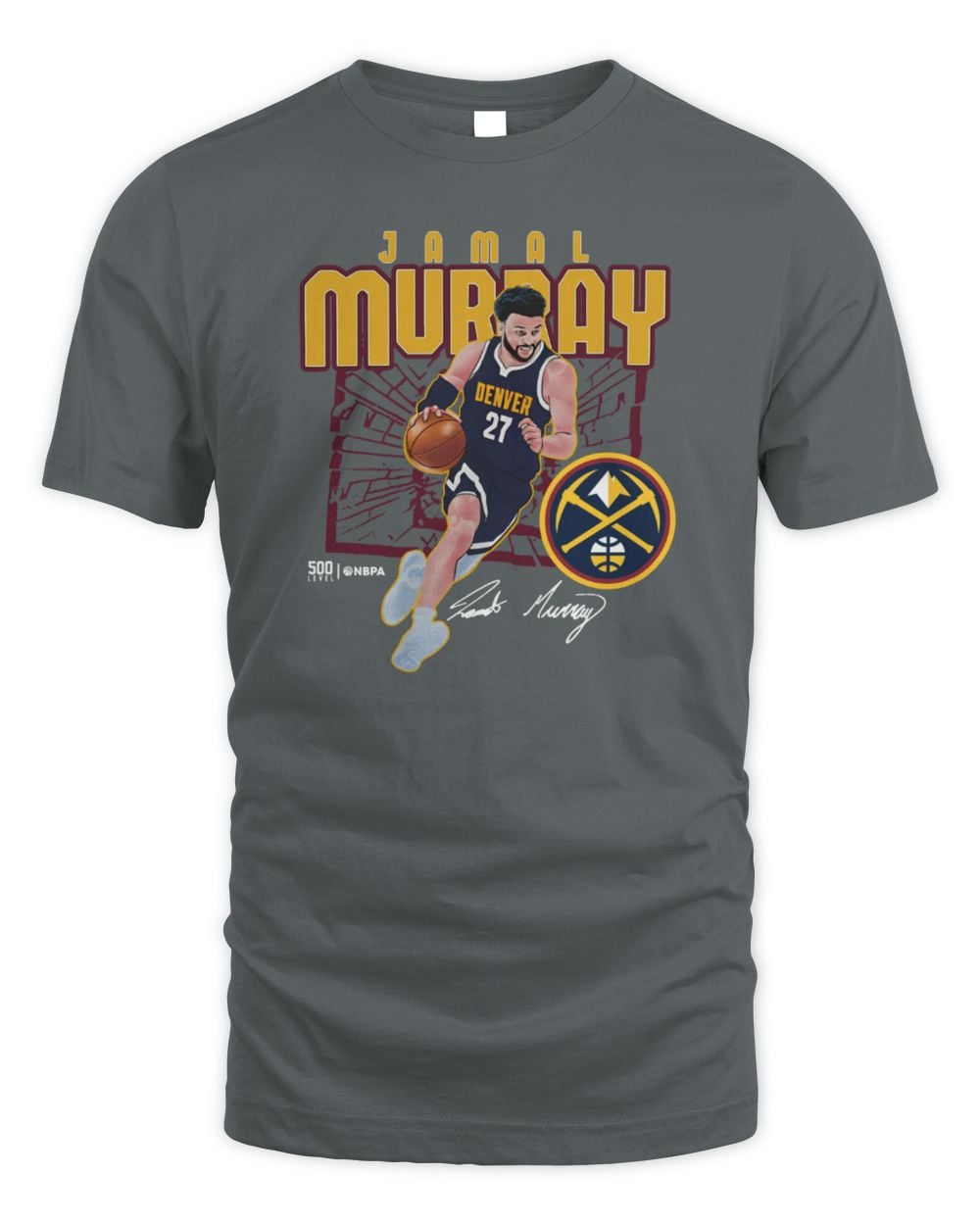 Jamal Murray Denver Nuggets Shattered Official T Shirt