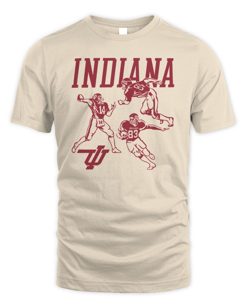 Indiana Football 1983 "Flying IU" Logo Vintage Tee