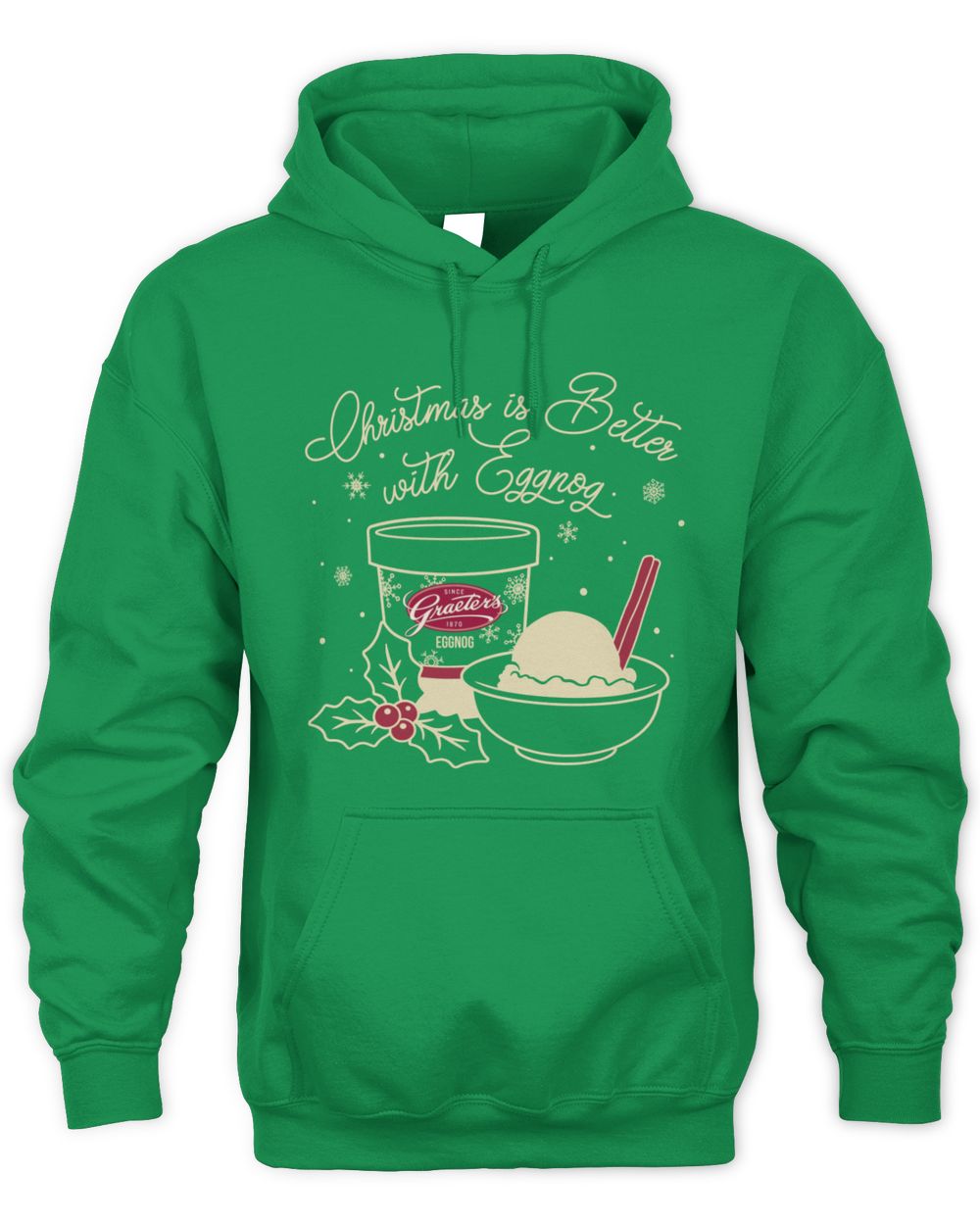 Cincy Shirts Shop Graeter's Better With Egg-Nog Hoodie