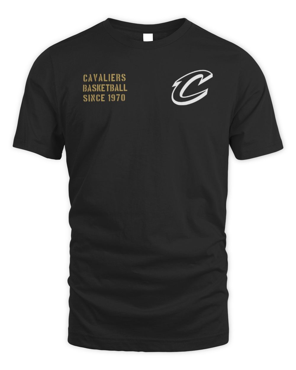 Cavaliers Team Shop Black Script C Print T-Shirt