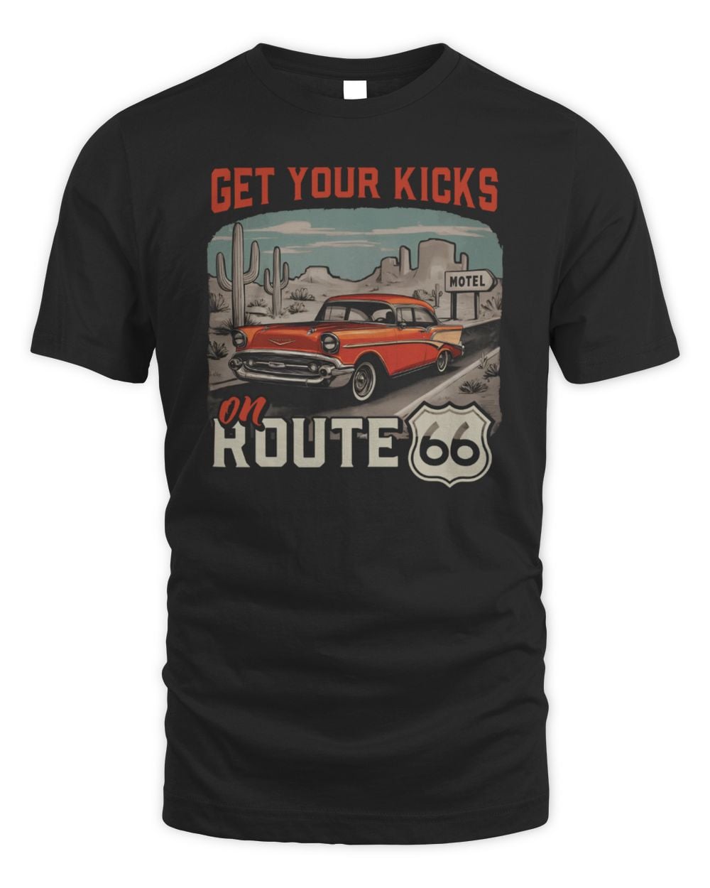 Get Your Kicks On Route 66 Billboard T-Shirt