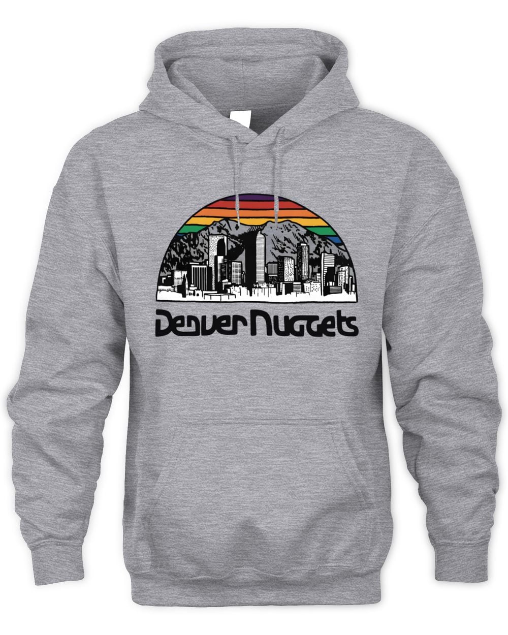Denver Nuggets Homage City Edition Retro Skyline Hoodie