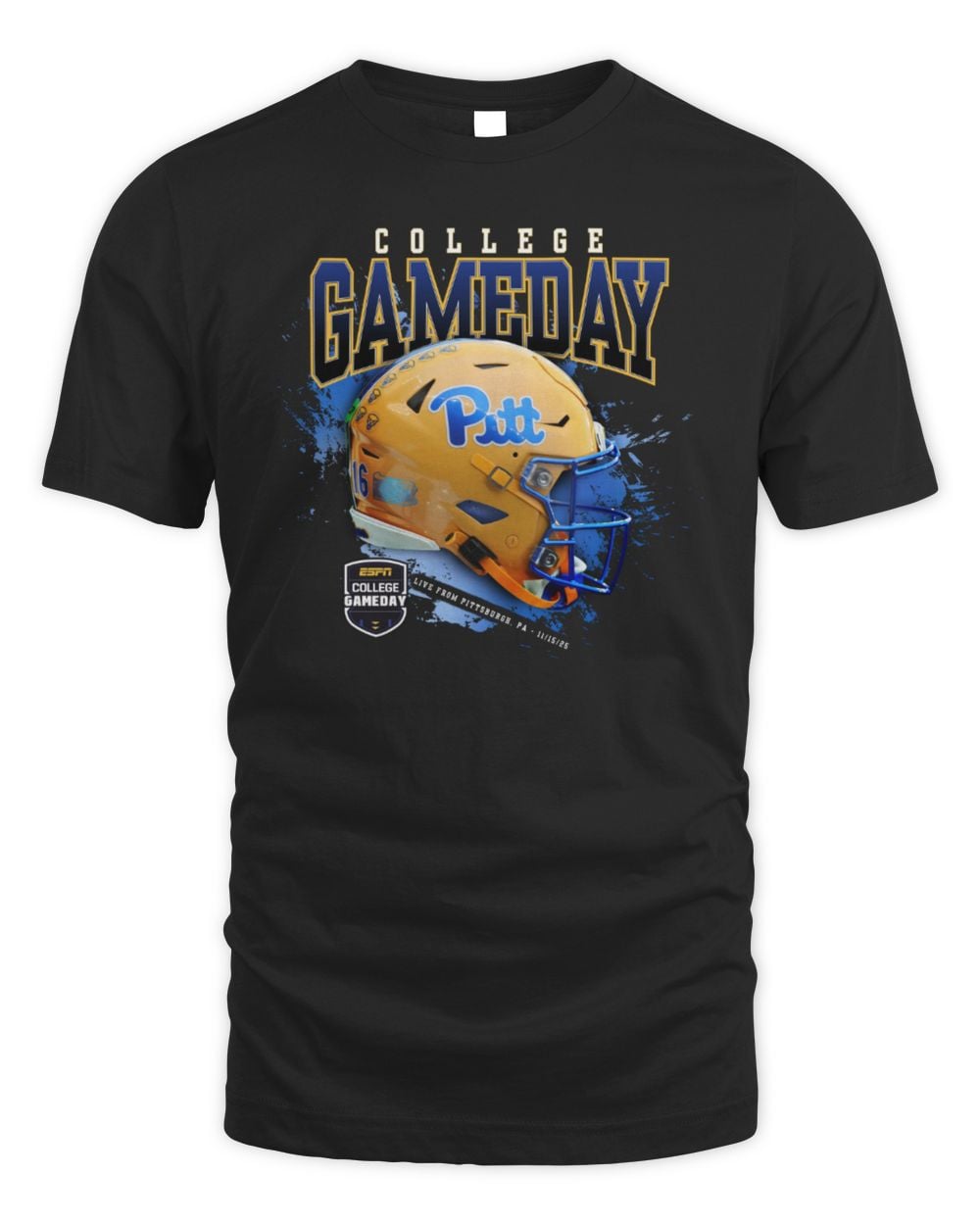 College GameDay Pitt Helmet Official T Shirt