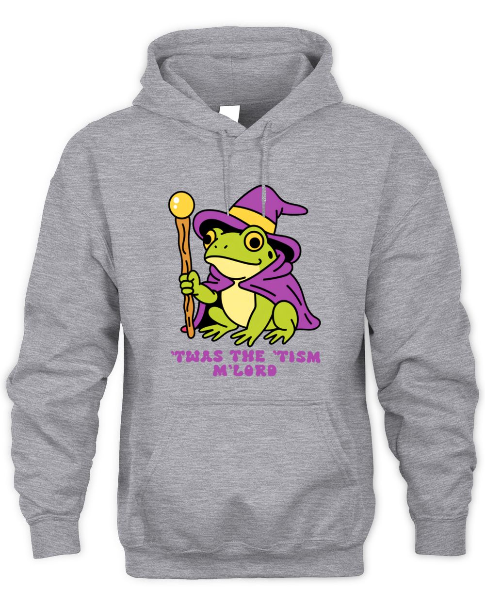 Grey Twas The Tism M'lord Hoodie
