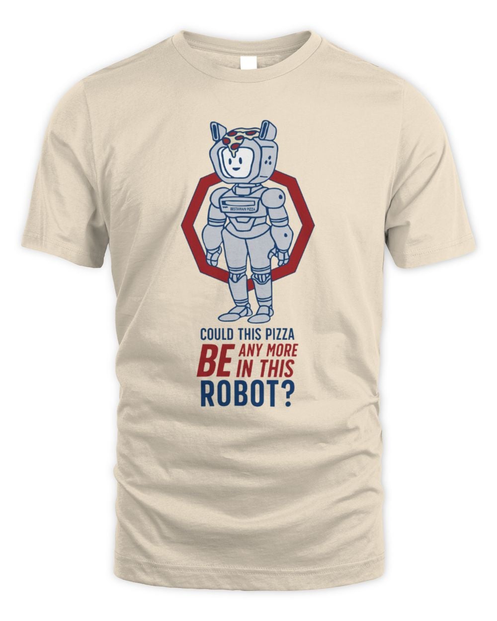 Threedom Pizza Robot Tee
