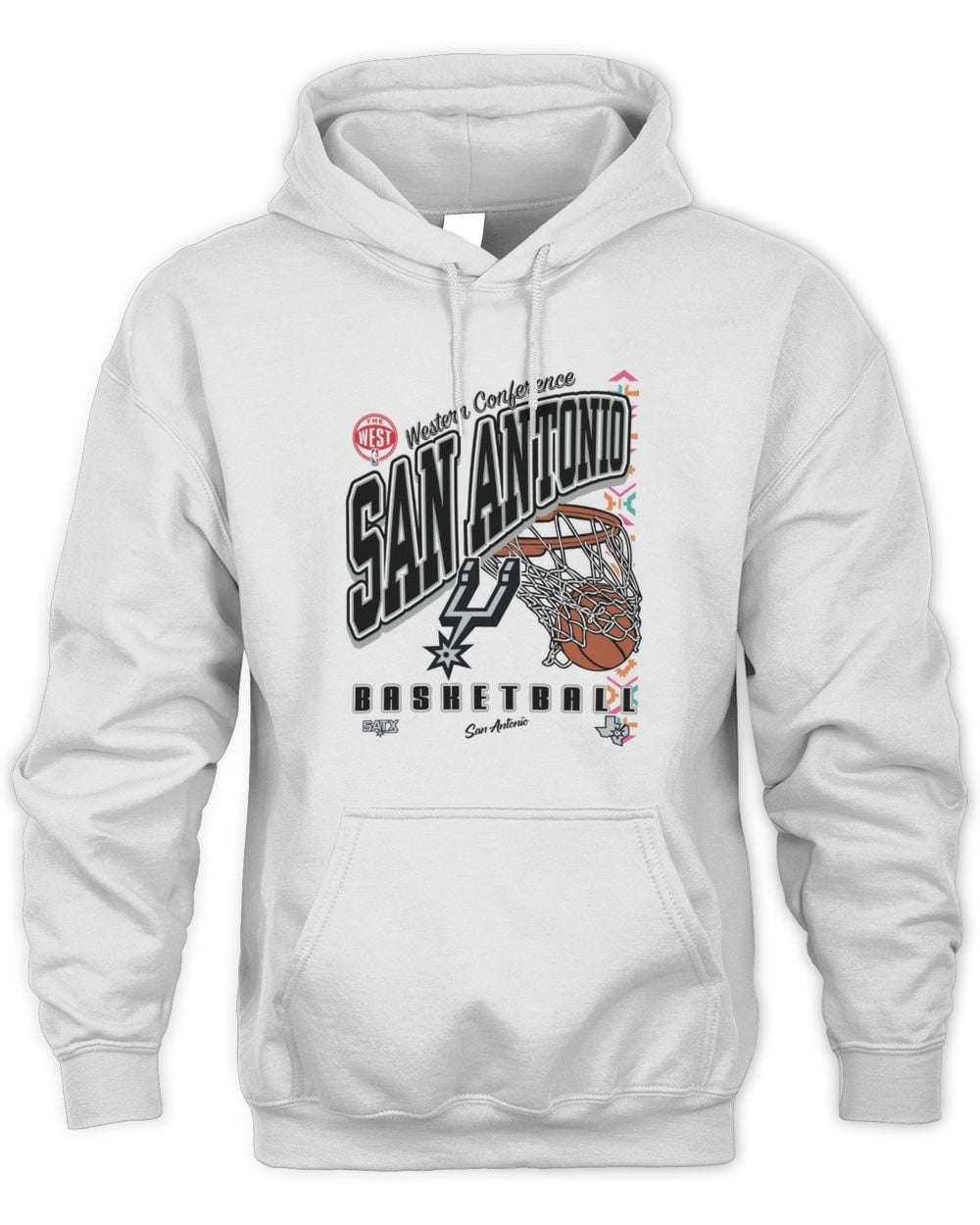 San Antonio Spurs 2025 City Edition Stone Hoodie Sweatshirt