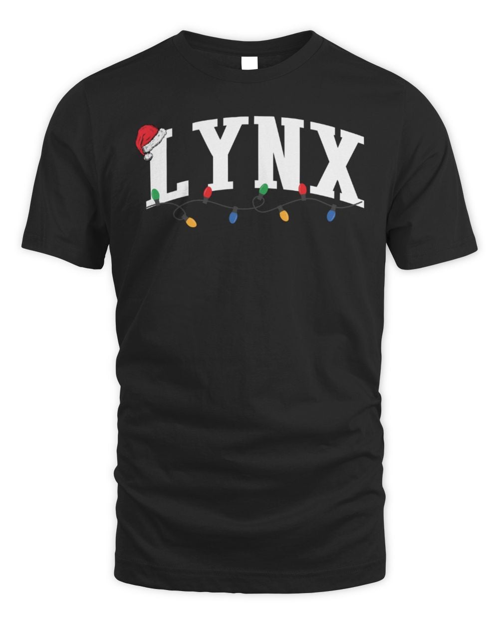 Lynx Christmas Lights T-Shirt
