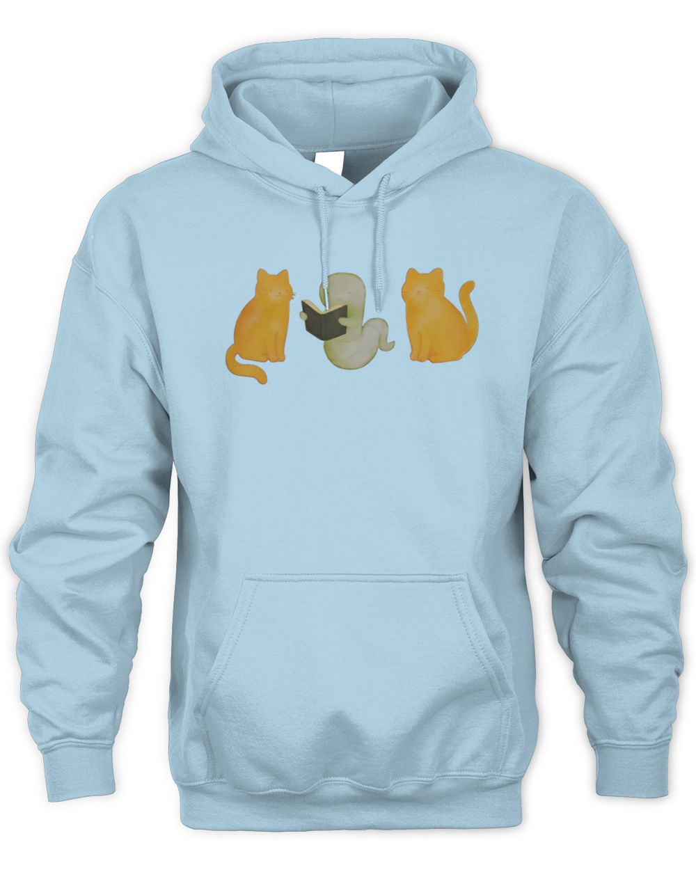 Lilsimsie Merch Bookworm Hoodie Sweatshirt
