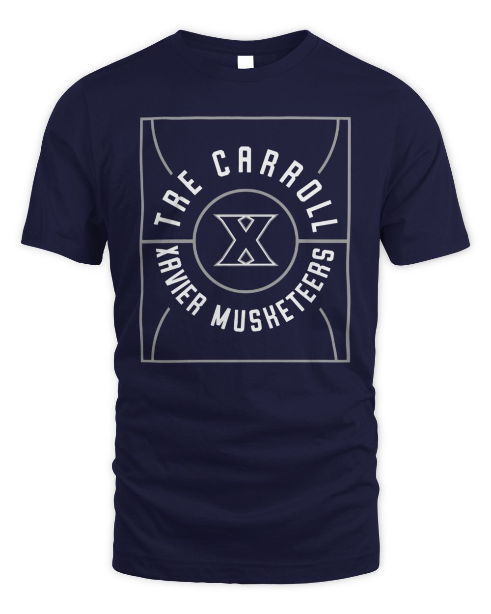 Cincy Shirts Shop Tre Carroll Full Court Navy T-Shirt