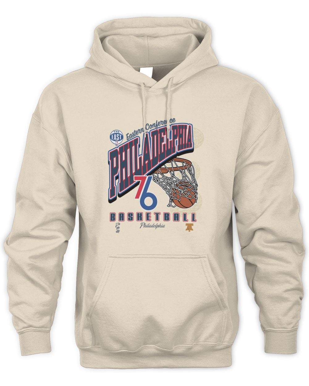 Philadelphia 76ers 2025 City Edition Stone Hoodie Sweatshirt