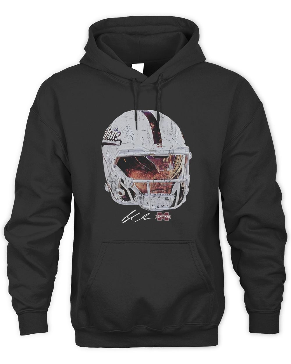 Mississippi State NCAA Football Blake Shapen Game Face Hoodie Sweatshirt