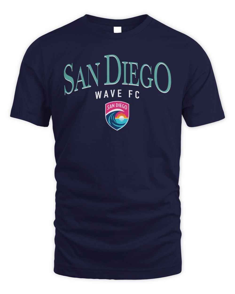 Men's 500 Level Navy San Diego Wave FC Team Arch Name Graphic T-Shirt