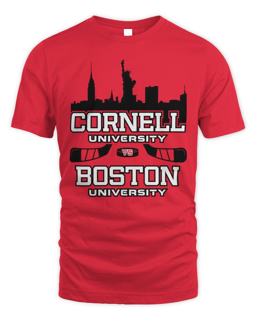 The Cornell Store 10th Edition Red Hot Hockey Tee