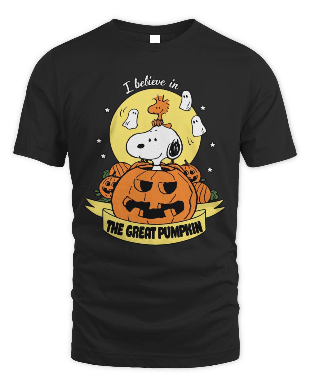 Parallel Store 90's The Great Pumpkin Vintage Black T-Shirt