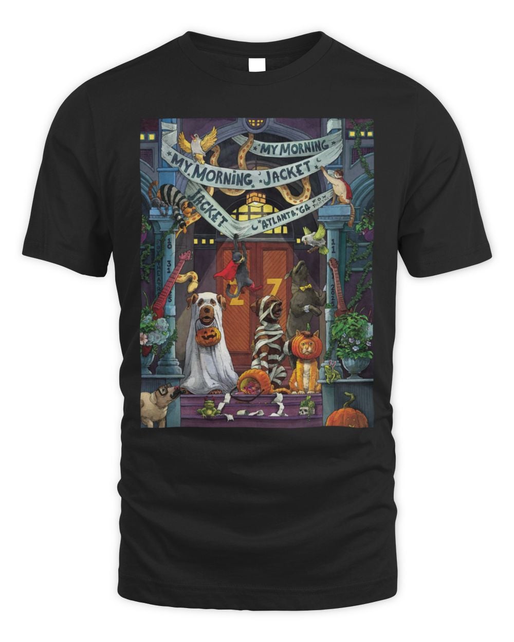 Official My Morning Jacket Atlanta Halloween Poster Shirt