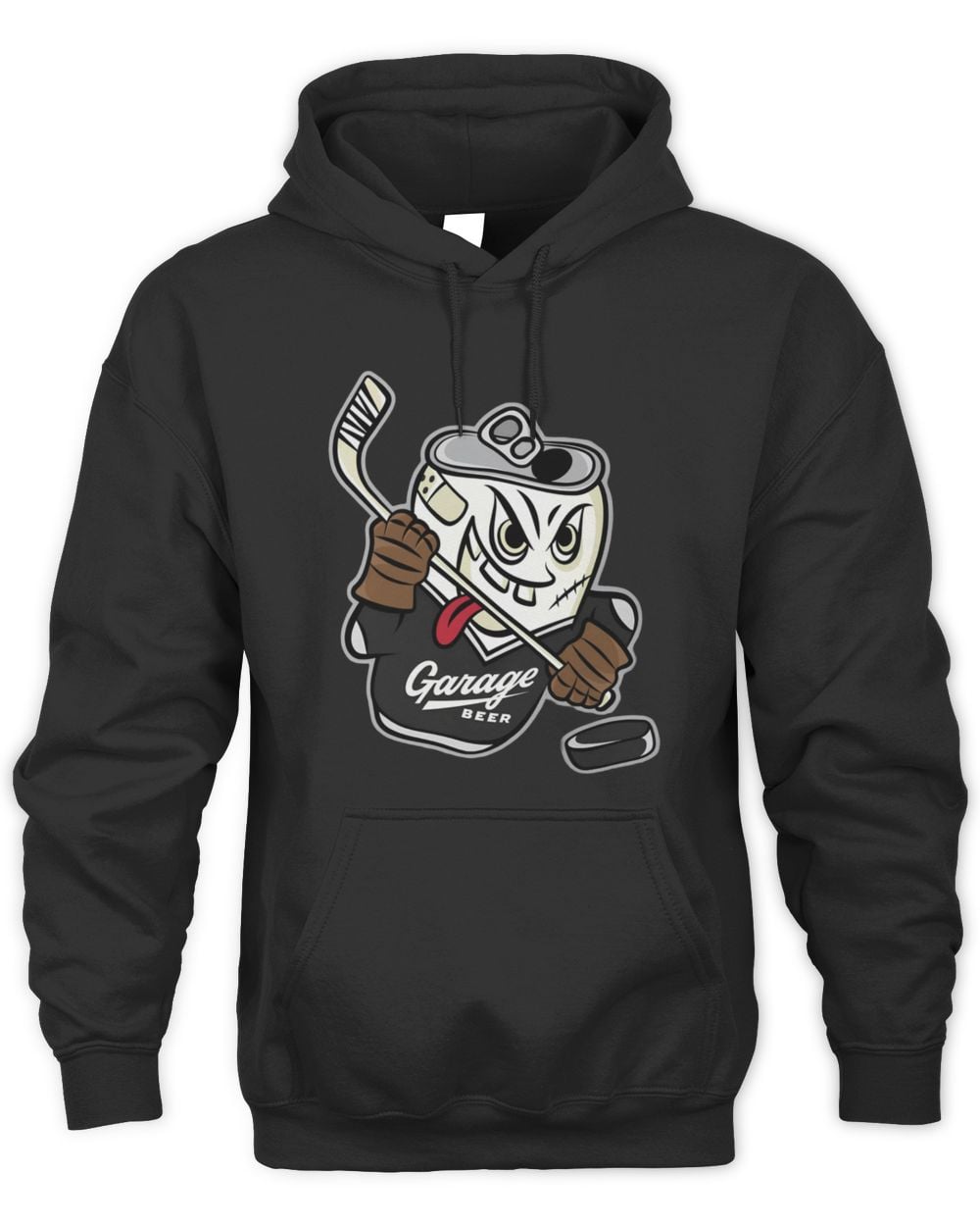Garage Beer Merch Hockey Guy Hoodie