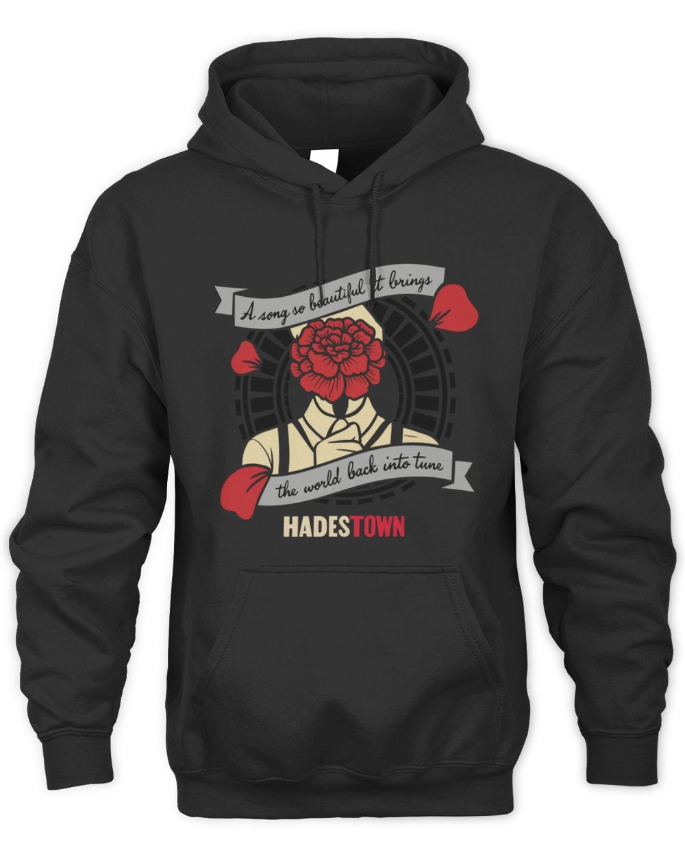Hadestown Merch Hadestown World Into Tune Hoodie Sweatshirt