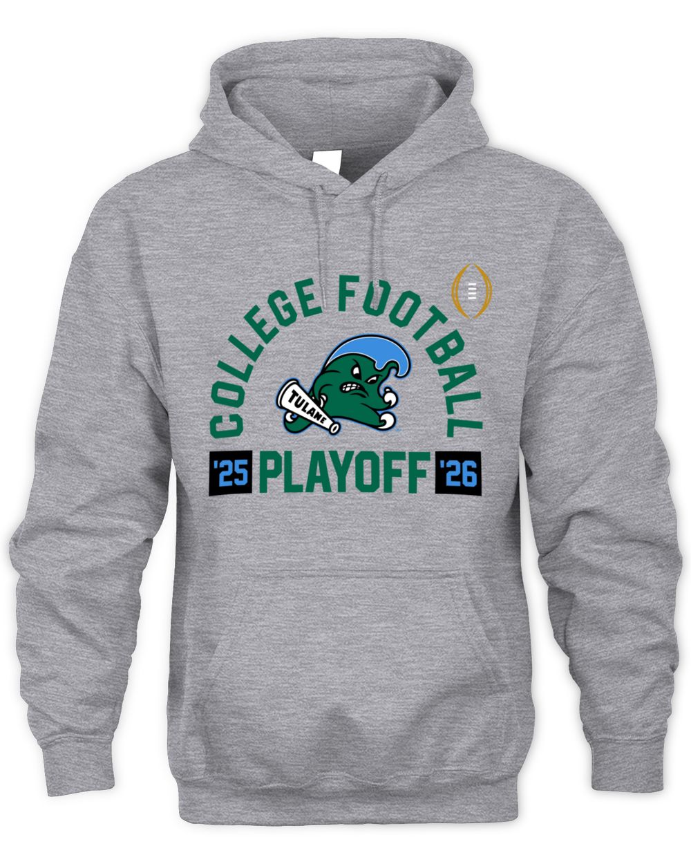 Tulane Green Wave 2025-26 College Football Playoff Touchdown Glory Hoodie Sweatshirt