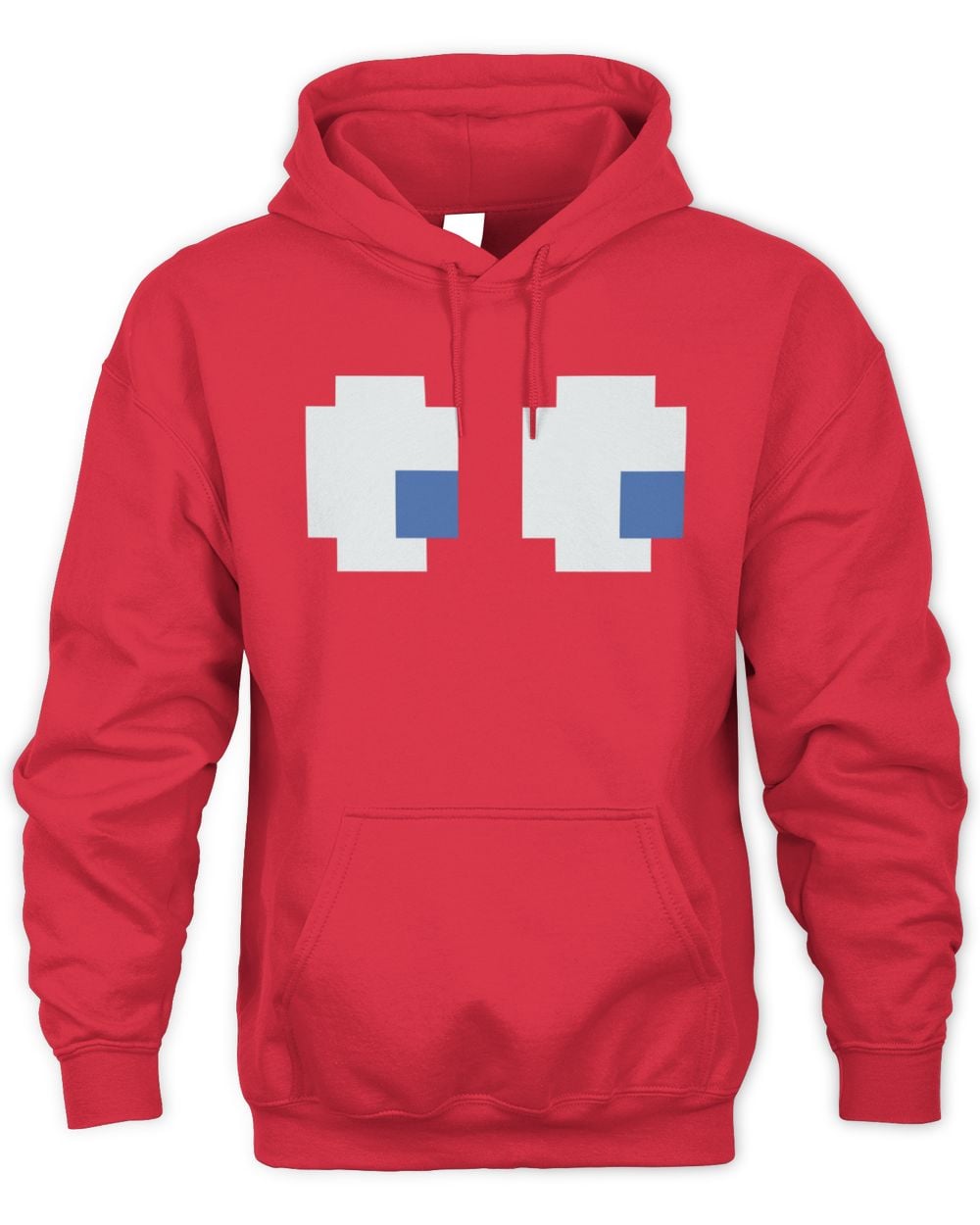 Red Pacman Ghost Eyes Hoodie Sweatshirt