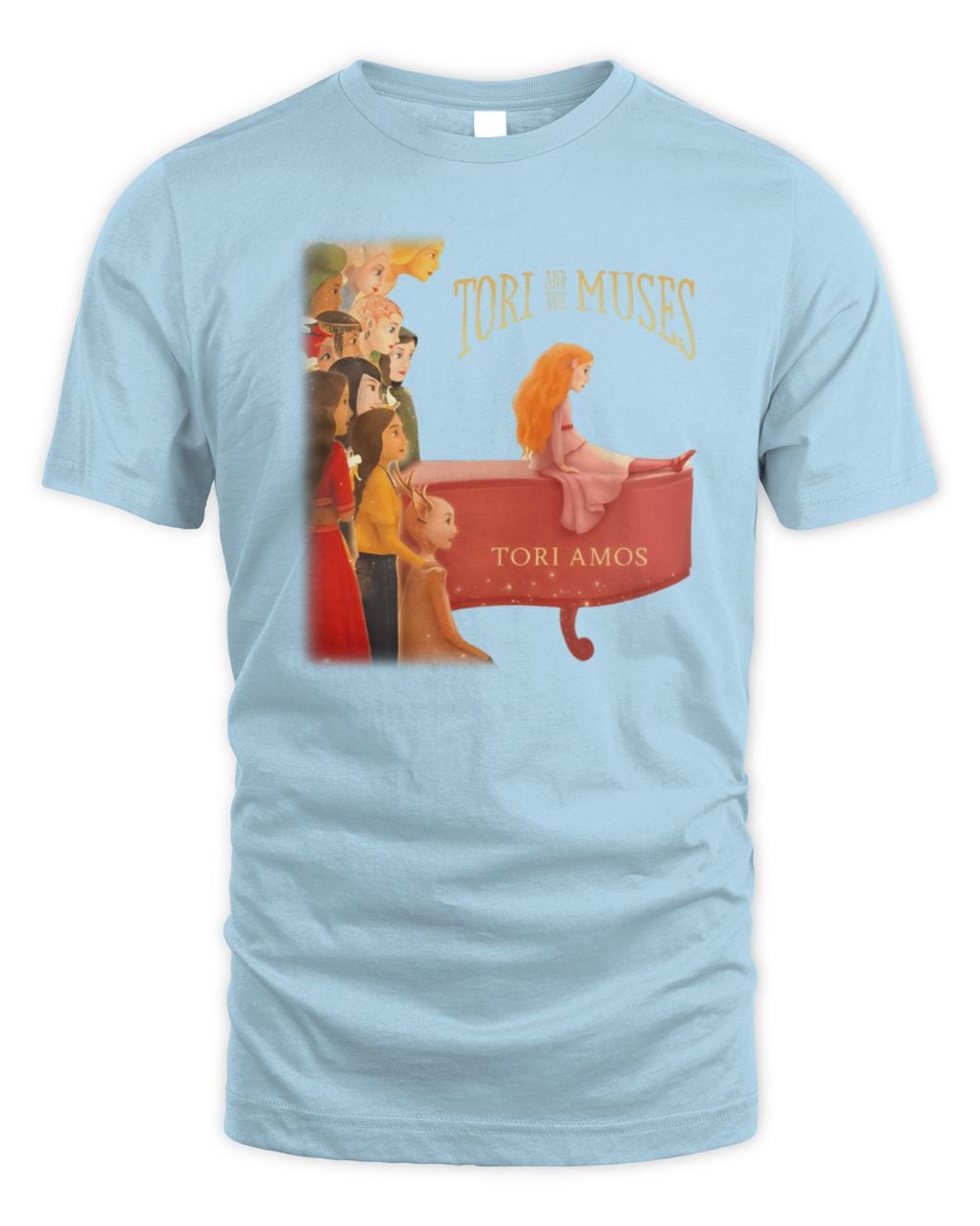 Tori Amos Merch Tori And The Muses Piano Tshirt