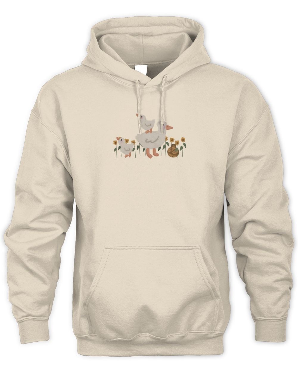 JoyAileen Duck Picnic Hoodie Sweatshirt