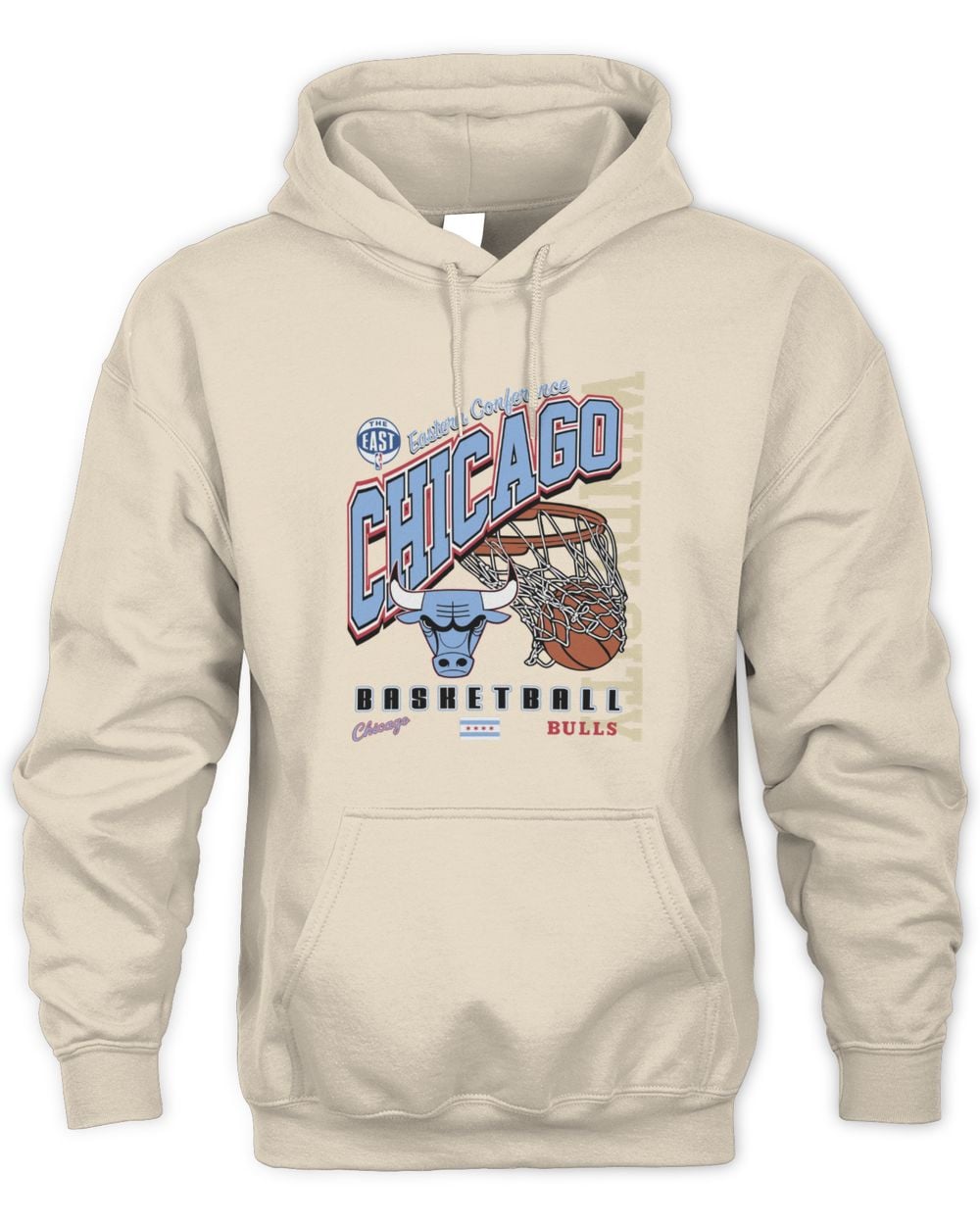 Chicago Bulls 2025 City Edition Stone Hoodie Sweatshirt