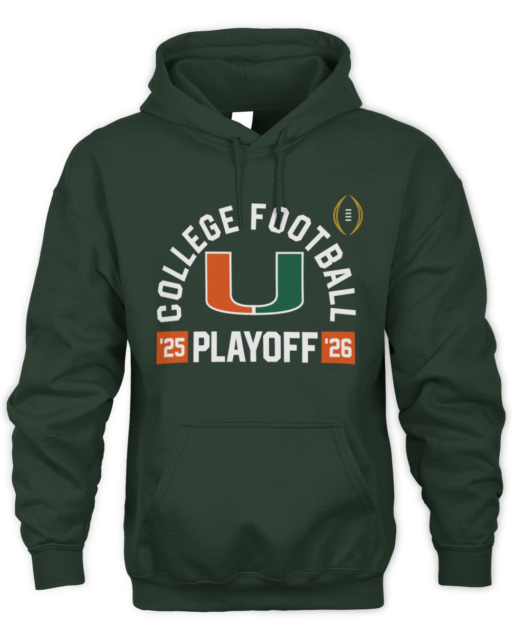 Miami Hurricanes 2025-26 College Football Playoff Touchdown Glory Hoodie Sweatshirt