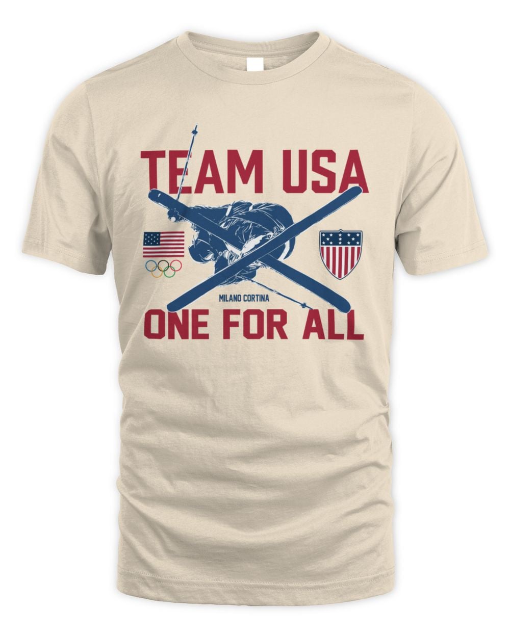Team USA 2026 Winter Olympics Freestyle Skiing T-Shirt