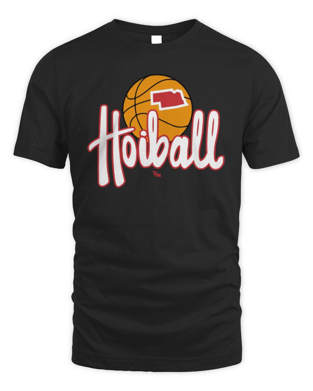 Two Seam Merch Black Hoiball Tee Shirt
