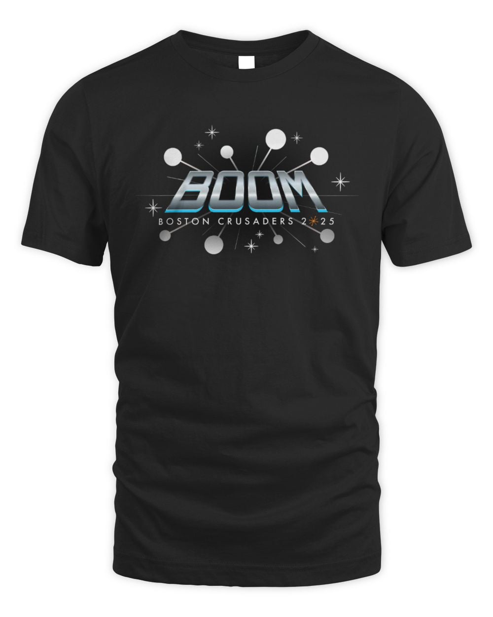 Boston Crusaders 2025 Boom Logo T-Shirt Black