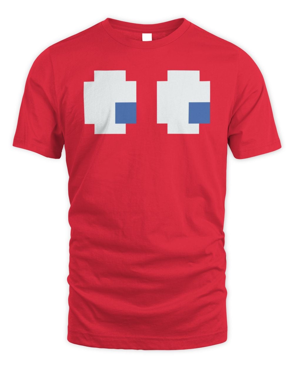Pacman Ghost Eyes T Shirt Red