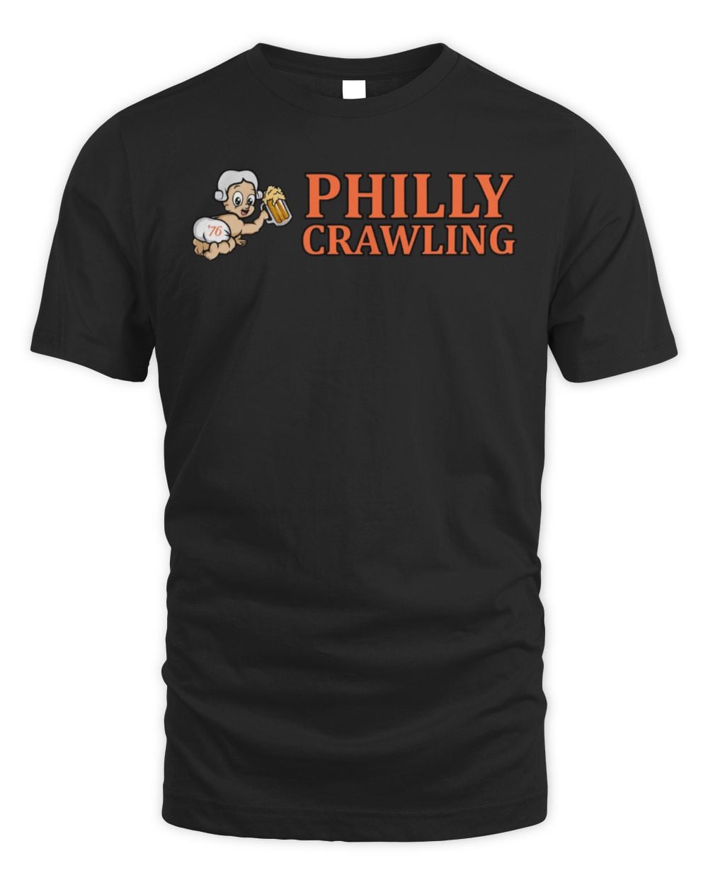 Philly Crawling Merch Philly Crawling Black T-Shirt