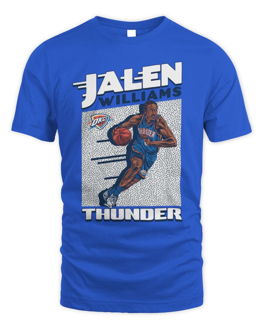 Oklahoma City Thunder Jalen Williams Action T-Shirt Royal