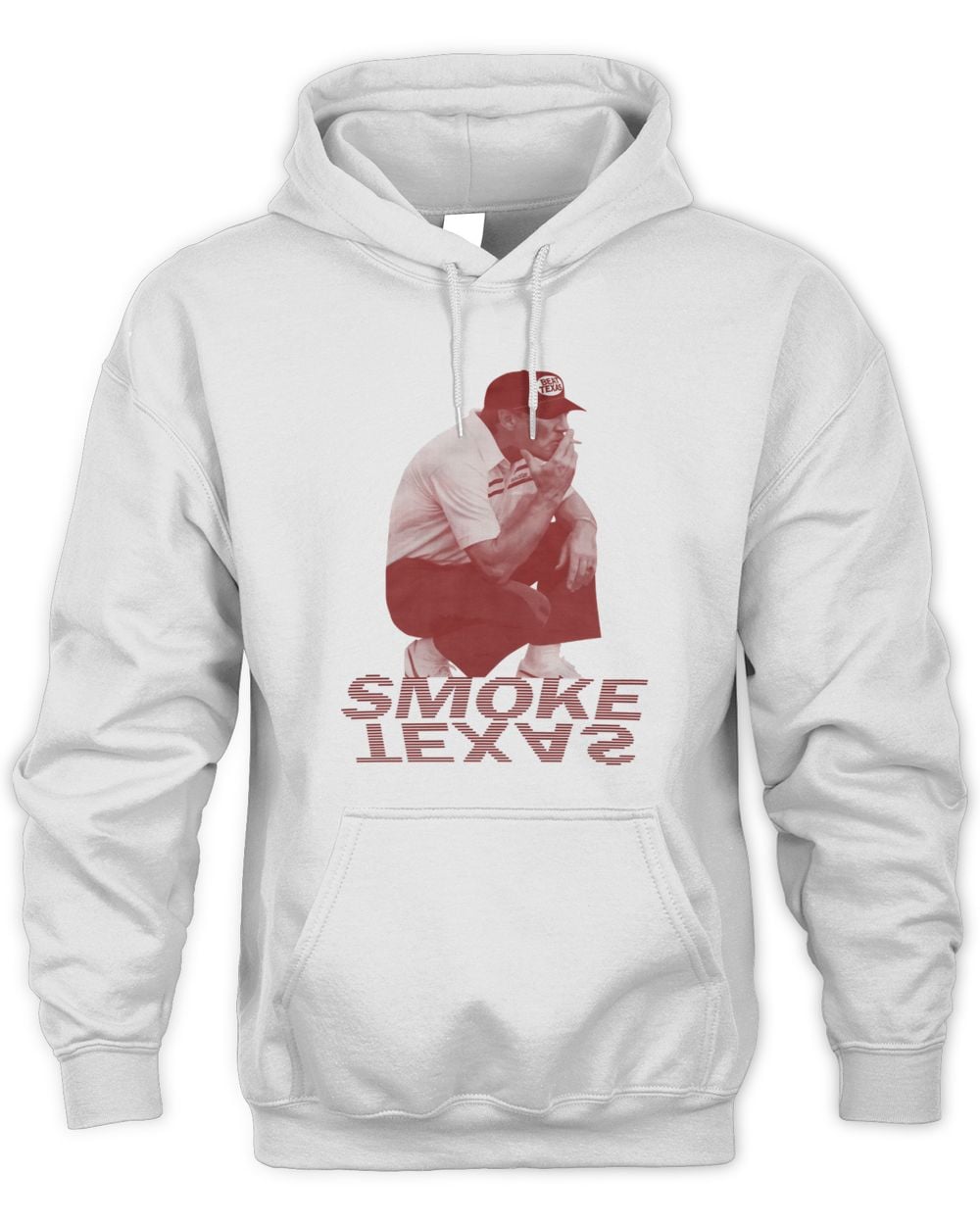 Opolis Clothing Smoke Texas White Hoodie