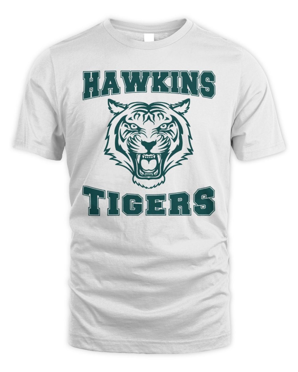 Spoofytees Hawkins Tigers T Shirt White