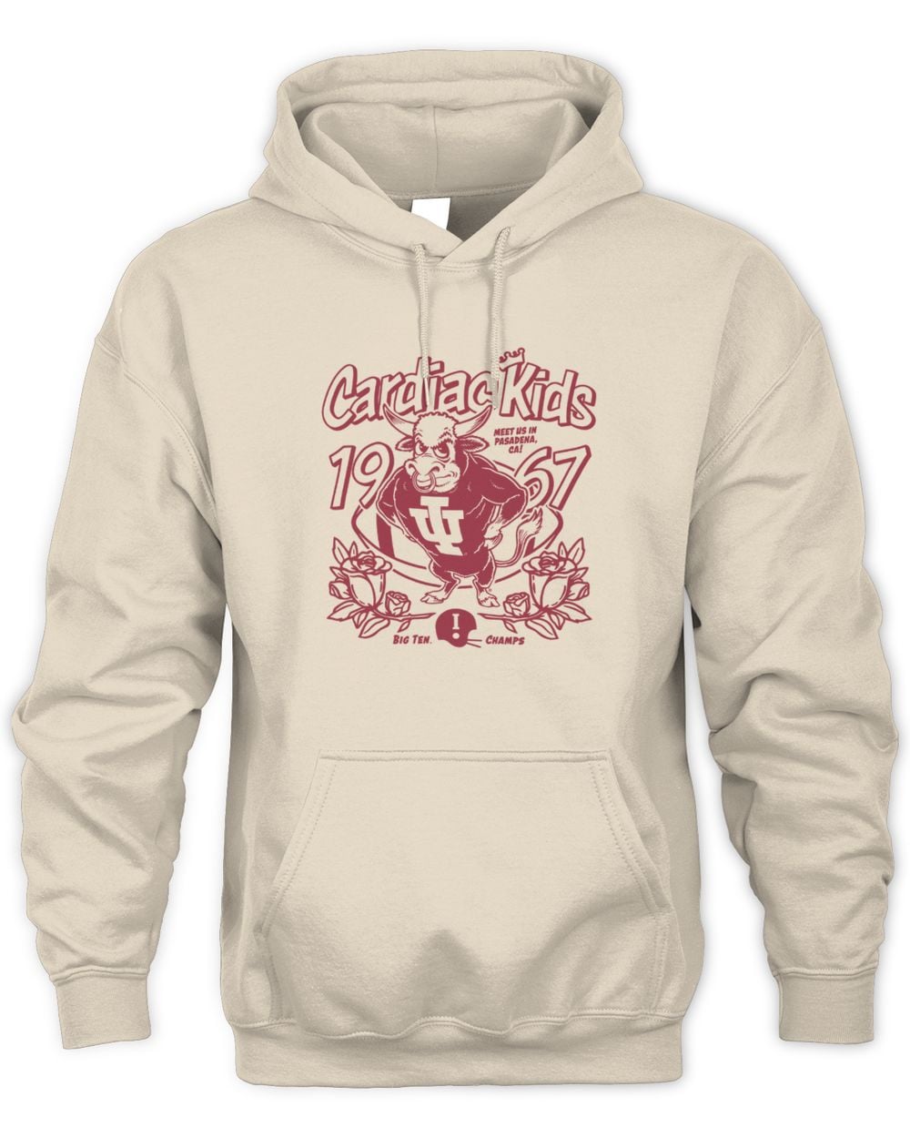 IU Hoosiers Football "Cardiac Kids" 1967 Hoodie Sweatshirt