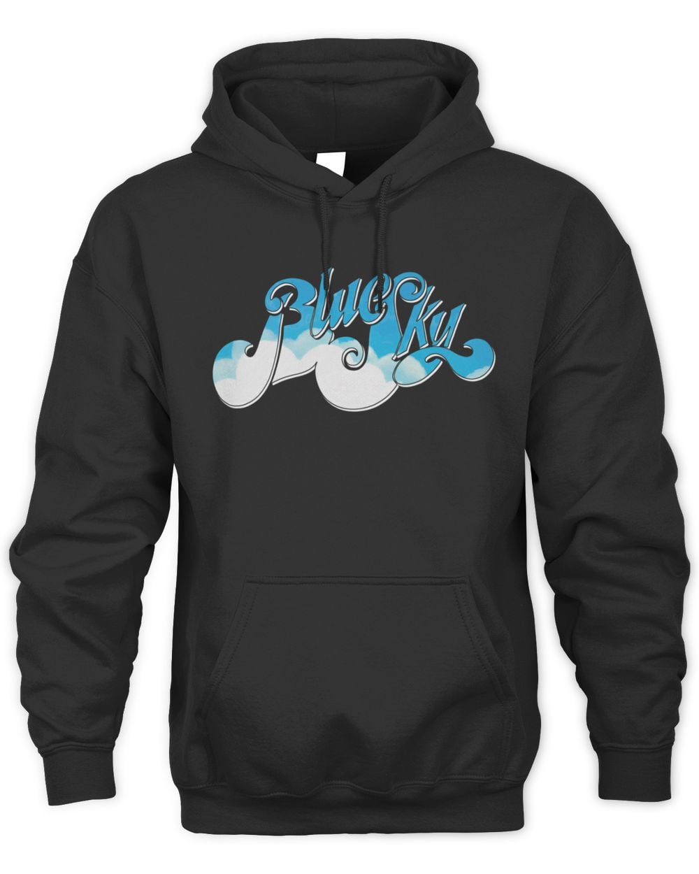 DJTees Blue Sky Record Label Logo Hoodie