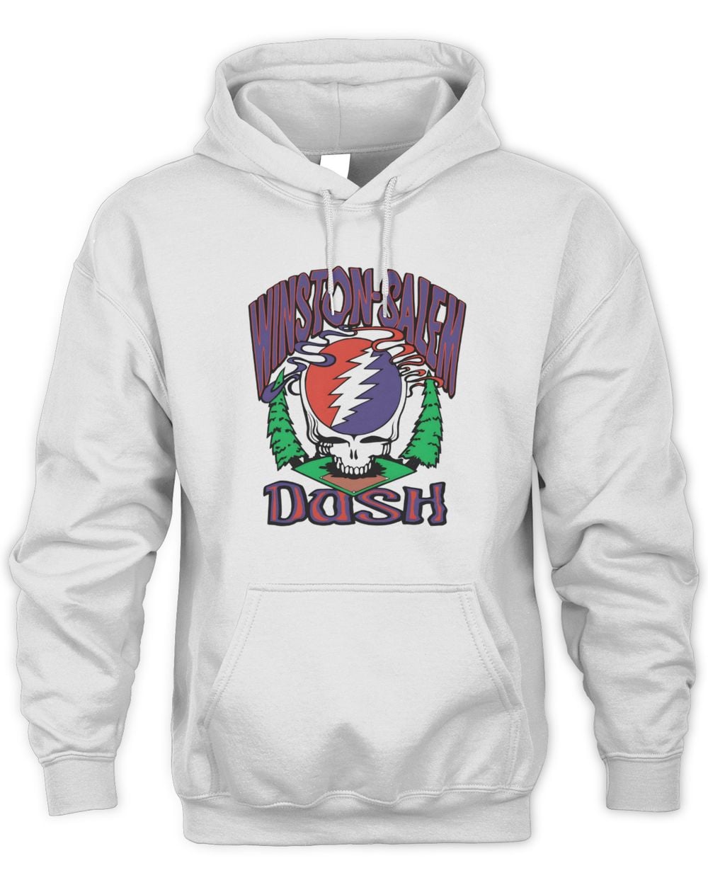 Dash x Grateful Dead White Hoodie Sweatshirt